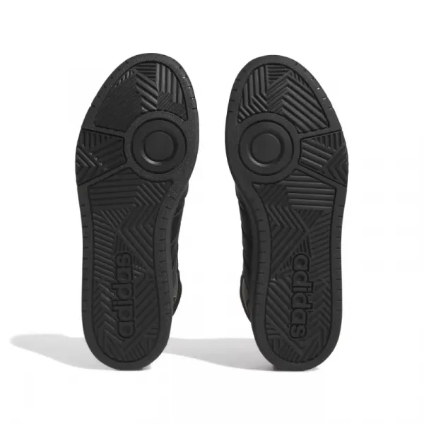 Pánske členkové zimné topánky ADIDAS Hoops 3.0 Mid WTR core black core black preloved yellow