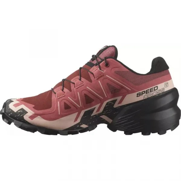 Dámska bežecká trailová obuv SALOMON Speedcross 6 W cow hide black english rose