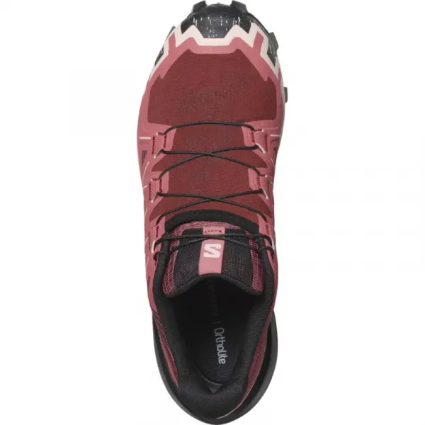 Dámska bežecká trailová obuv SALOMON Speedcross 6 W cow hide black english rose