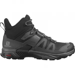 Pánska členková turistická obuv SALOMON X Ultra 4 M Mid GTX black magnet pearl blue