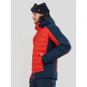 Pánska lyžiarska bunda FUNDANGO Orion Padded Jacket-281-redorange