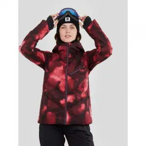 Dámska lyžiarska bunda FUNDANGO Elyra Padded Jacket-293-pomegranate