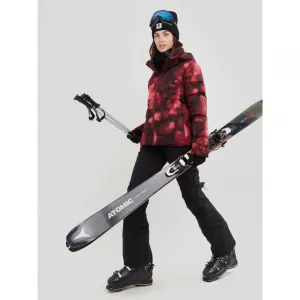 Dámska lyžiarska bunda FUNDANGO Elyra Padded Jacket-293-pomegranate