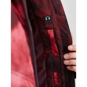 Dámska lyžiarska bunda FUNDANGO Elyra Padded Jacket-293-pomegranate