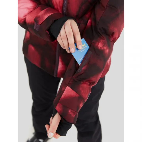 Dámska lyžiarska bunda FUNDANGO Elyra Padded Jacket-293-pomegranate