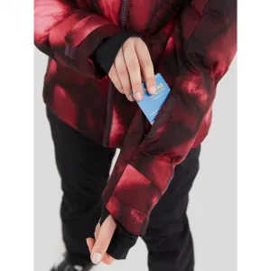 Dámska lyžiarska bunda FUNDANGO Elyra Padded Jacket-293-pomegranate