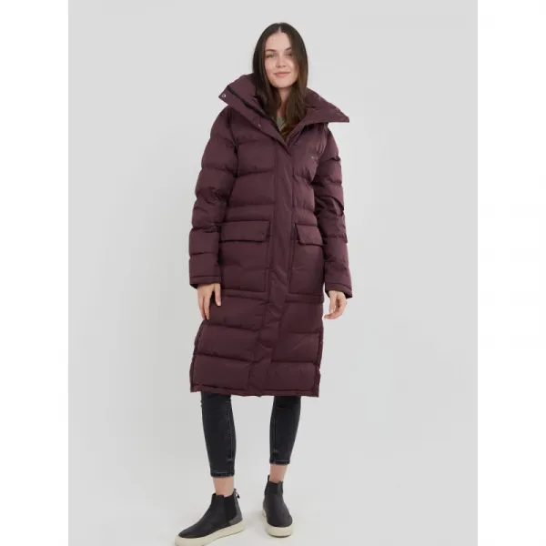 Dámska bunda FUNDANGO Sabina Padded Jacket-398-aubergine