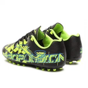 Chlapčenské futbalové kopačky outdoorové JOMA Propulsion Jr FG black yellow fluor