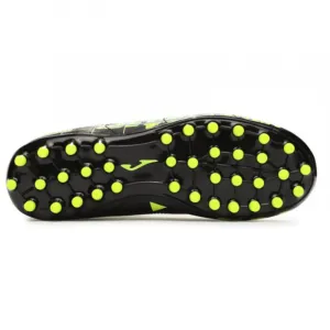 Chlapčenské futbalové kopačky outdoorové JOMA Propulsion Jr FG black yellow fluor