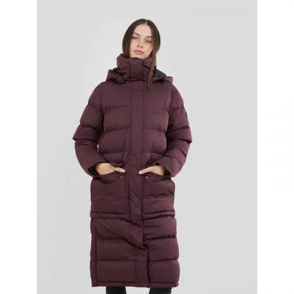 Dámska bunda FUNDANGO Sabina Padded Jacket-398-aubergine