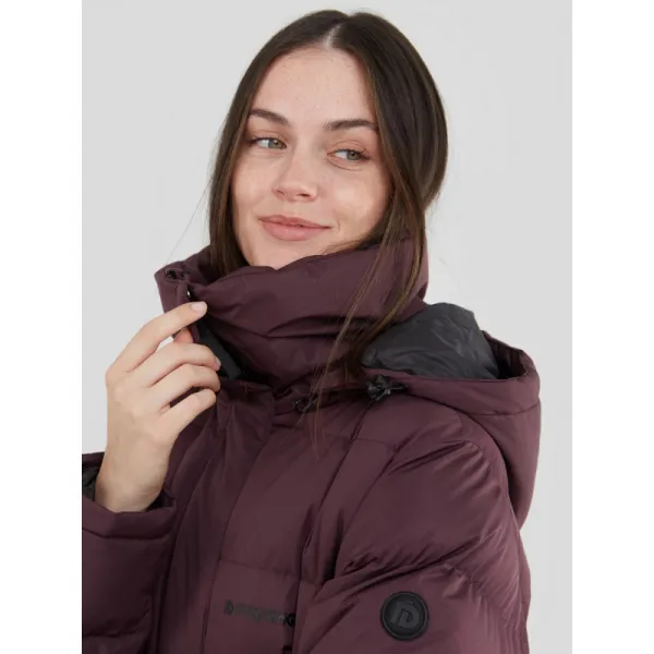 Dámska bunda FUNDANGO Sabina Padded Jacket-398-aubergine