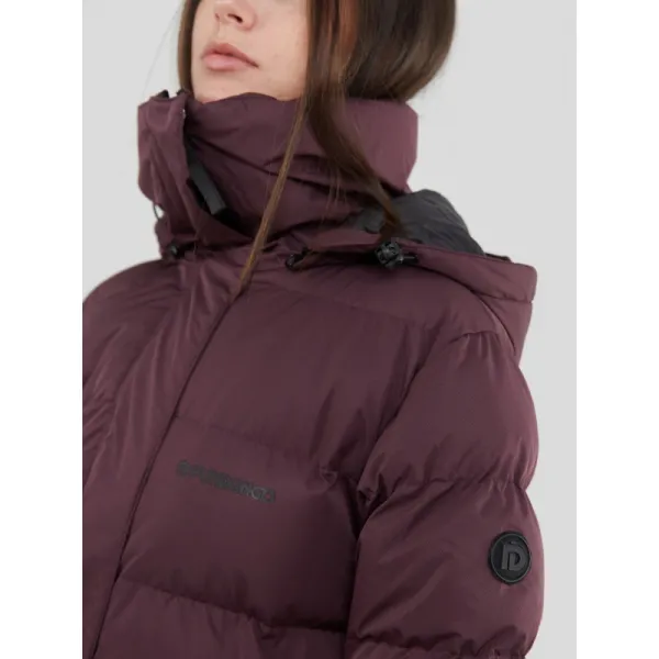 Dámska bunda FUNDANGO Sabina Padded Jacket-398-aubergine