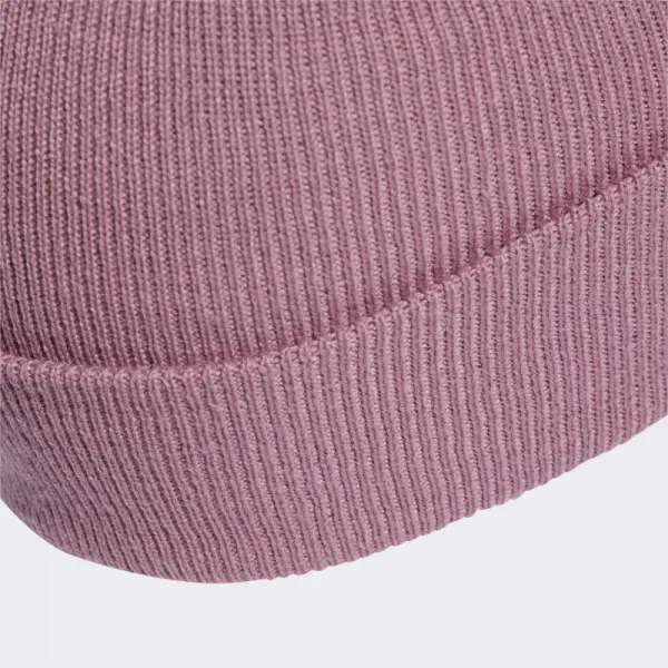 Dámska zimná čiapka ADIDAS LOGO BEANIE CUF WONORC WHITE