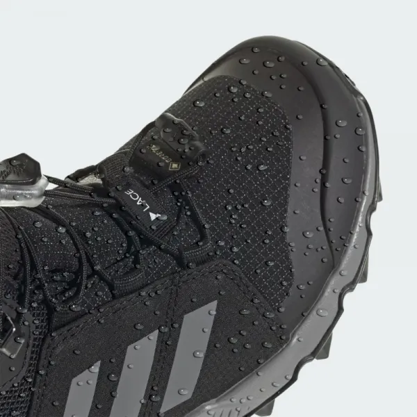 Juniorská členková turistická obuv ADIDAS Terrex Mid Jr GTX core black grey three core black