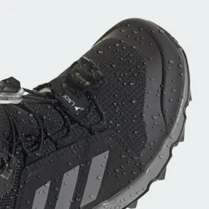 Juniorská členková turistická obuv ADIDAS Terrex Mid Jr GTX core black grey three core black