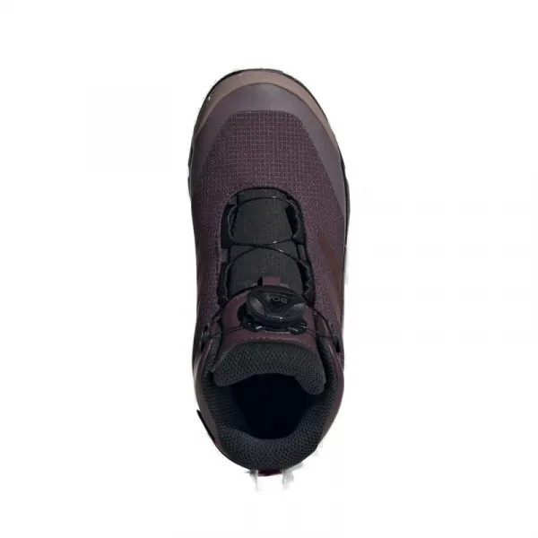 Dievčenské členkové zimné topánky ADIDAS Terrex Winter Mid Boa Rain.RDY shadow maroon red lilac