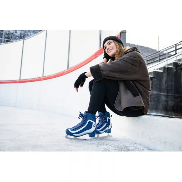 Dámske ľadové korčule FILA SKATES CHRISSY ADV BLUE SILVER