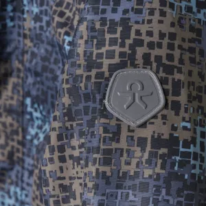 Chlapčenský zimný overal COLOR KIDS Coverall - AOP, stone blue