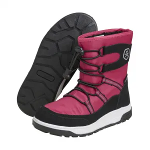 Dievčenské vysoké zimné topánky COLOR KIDS Boots W. String & Stopper, vivacious