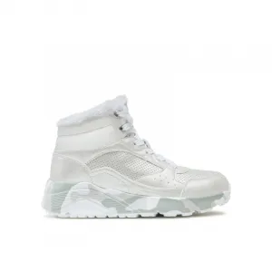 Dievčenské členkové zimné topánky SKECHERS Uno Lite Camo Dazzle silver grey