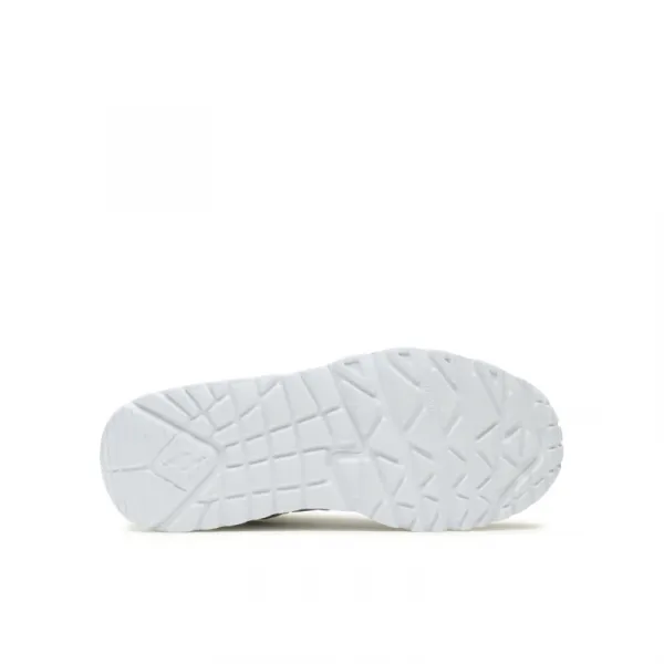 Dievčenské členkové zimné topánky SKECHERS Uno Lite Camo Dazzle silver grey