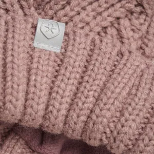 Dievčenská zimná čiapka COLOR KIDS Hat W. Detachable Fake Fur, burlwood