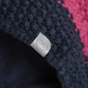Dievčenská zimná čiapka COLOR KIDS Hat - Colorblock, fuchsia purple