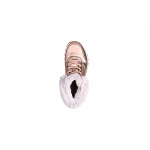 Dámske členkové zimné topánky SKECHERS Uno Rugged Cool Nova rose gold