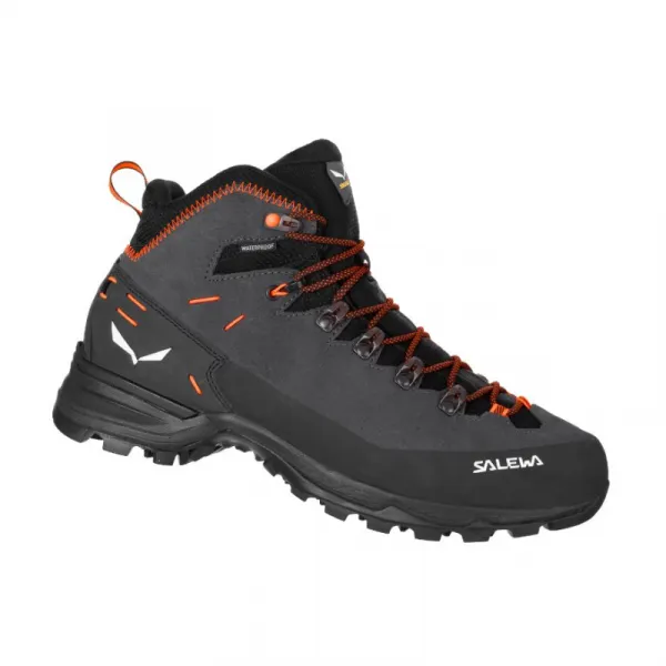 Pánska členková turistická obuv SALEWA Alp Mate Winter Mid PTX onyx black