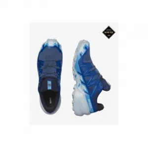 Pánska bežecká trailová obuv SALOMON Speedcross 6 GTX blue print ibiza blue quarry