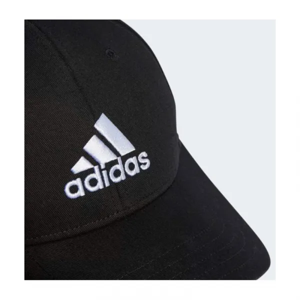Detská šiltovka ADIDAS BBALL CAP COT BLACK WHITE Kids
