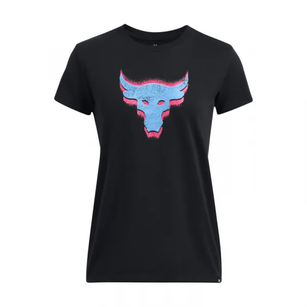 Dámske tričko s krátkym rukávom UNDER ARMOUR PROJECT ROCK PROJECT ROCK W Underground Core T-BLK