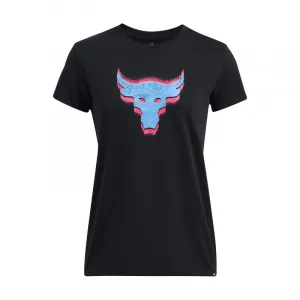 Dámske tričko s krátkym rukávom UNDER ARMOUR PROJECT ROCK PROJECT ROCK W Underground Core T-BLK