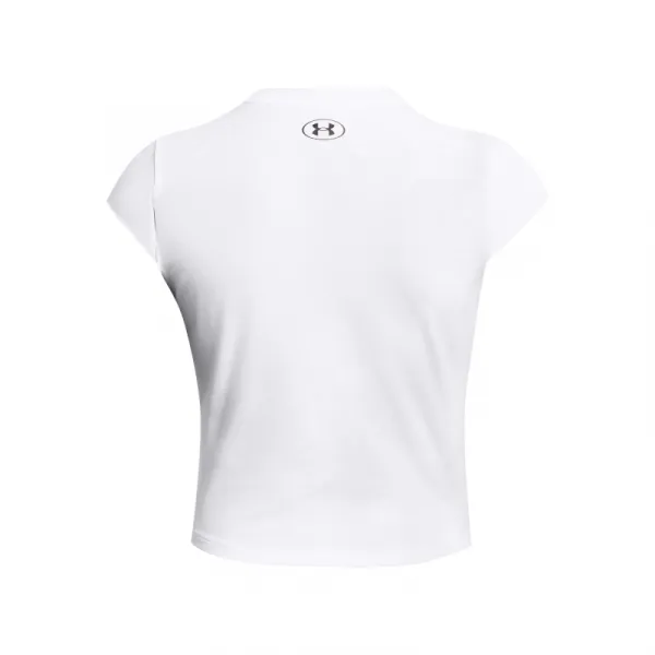 Dámske tričko s krátkym rukávom UNDER ARMOUR PROJECT ROCK PROJECT ROCK Undrgrnd Cap Slv Tee-WHT
