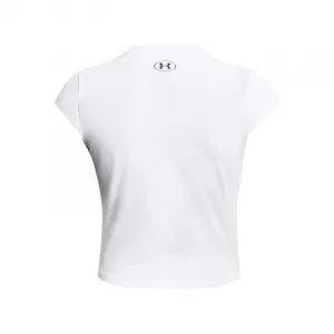 Dámske tričko s krátkym rukávom UNDER ARMOUR PROJECT ROCK PROJECT ROCK Undrgrnd Cap Slv Tee-WHT