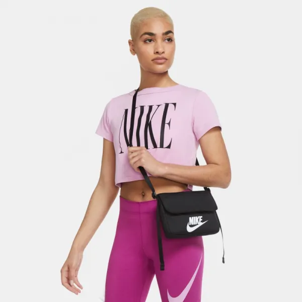 Dámska taška cez rameno NIKE W NSW FUTURA 365 CROSSBODY black black white