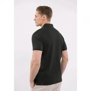 Pánske polo tričko s krátkym rukávom VOLCANO O-DRAGO-700-BLACK