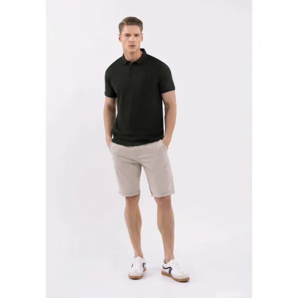 Pánske polo tričko s krátkym rukávom VOLCANO O-DRAGO-700-BLACK