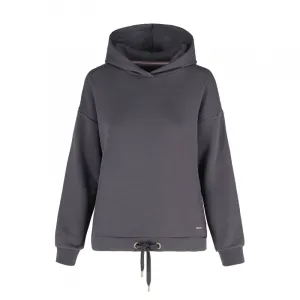 Dámska mikina s kapucňou VOLCANO B-MORE-702-GRAPHITE