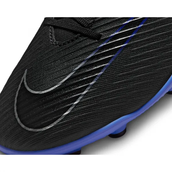 Chlapčenské futbalové kopačky outdoorové NIKE Mercurial Vapor 15-24 Club Jr FG black hyper royal chrome