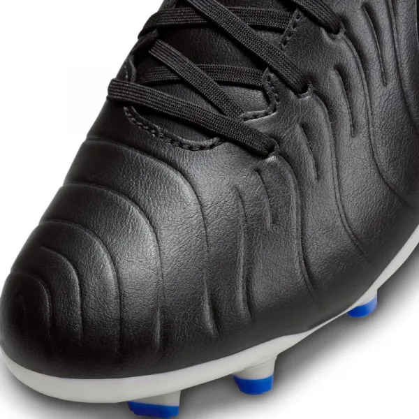 Pánske futbalové kopačky outdoorové NIKE Tiempo Legend 10 Club M FG black hyper royal chrome
