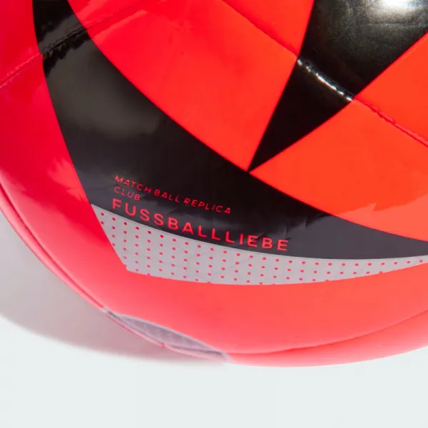 Futbalová lopta ADIDAS EURO24 CLB SOLRED BLACK SILVMT