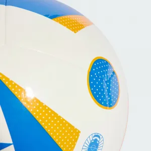 Futbalová lopta ADIDAS EURO24 CLB WHITE GLOBLU LUCORA
