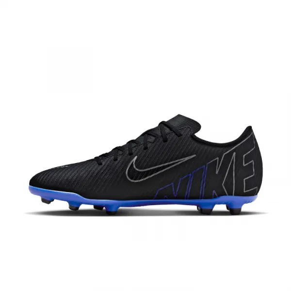Chlapčenské futbalové kopačky outdoorové NIKE Mercurial Vapor 15-24 Club Jr FG black hyper royal chrome