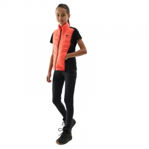 Dievčenské turistické legíny 4F JUNIOR TROUSERS FNK-4FJWSS24TFTRF493-21S-BLACK