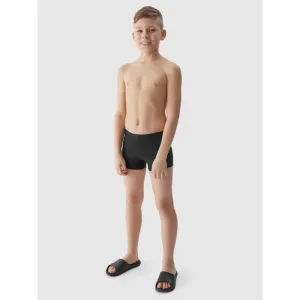 Chlapčenské plavky 4F JUNIOR SWIMMING TRUNKS-4FJWSS24USWTM022-20S-DEEP BLACK