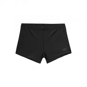 Chlapčenské plavky 4F JUNIOR SWIMMING TRUNKS-4FJWSS24USWTM022-20S-DEEP BLACK