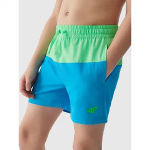 Chlapčenské plavky 4F JUNIOR BOARD SHORTS-4FJWSS24UBDSM069-33S-BLUE