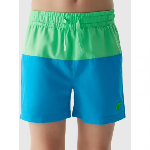 Chlapčenské plavky 4F JUNIOR BOARD SHORTS-4FJWSS24UBDSM069-33S-BLUE