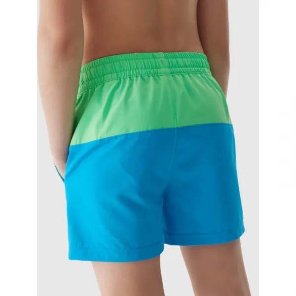 Chlapčenské plavky 4F JUNIOR BOARD SHORTS-4FJWSS24UBDSM069-33S-BLUE